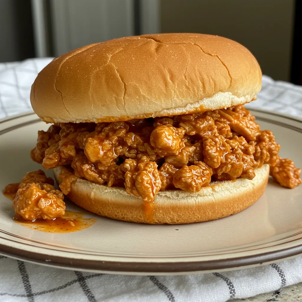 Delicious Cajun Chicken Sloppy Joes: Tonight's Ultimate Spicy Comfort Food Masterpiece - tertiary view